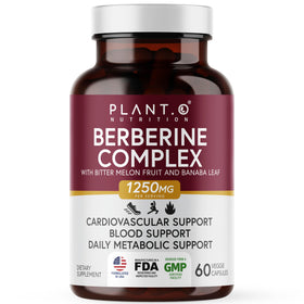 Complément alimentaire Berbérine PLANT.O NUTRITION 60 capsules vue de face