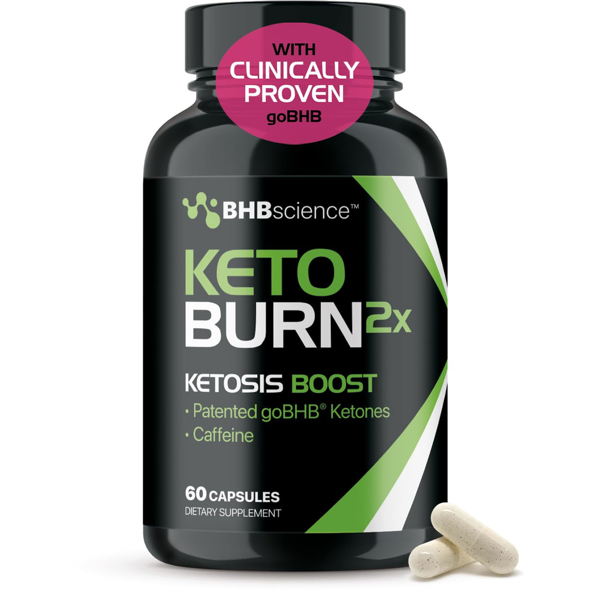 Complément alimentaire BHB de Real Ketones vue avant avec emballage