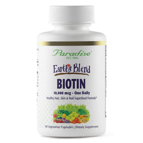 Complément alimentaire Biotine Paradise Herbs 90 capsules vue de face