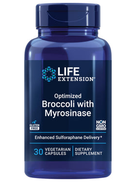 Complément alimentaire Brocoli Life Extension, 30 capsules, vue de face
