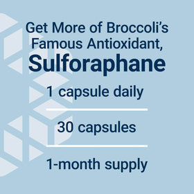 Complément alimentaire Brocoli Life Extension, vue de dos