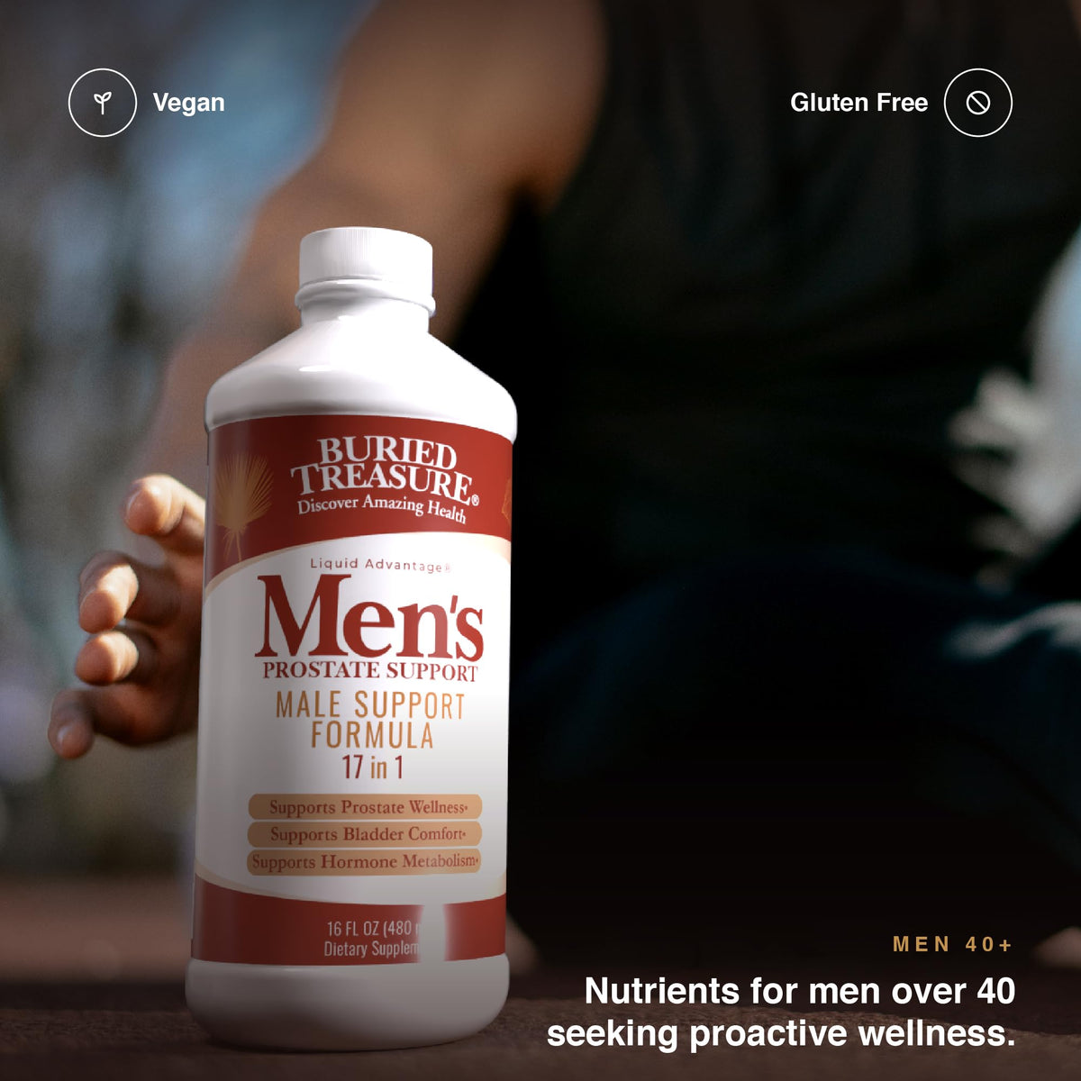 Complément alimentaire Buried Treasure Prostate avec des ingrédients naturels