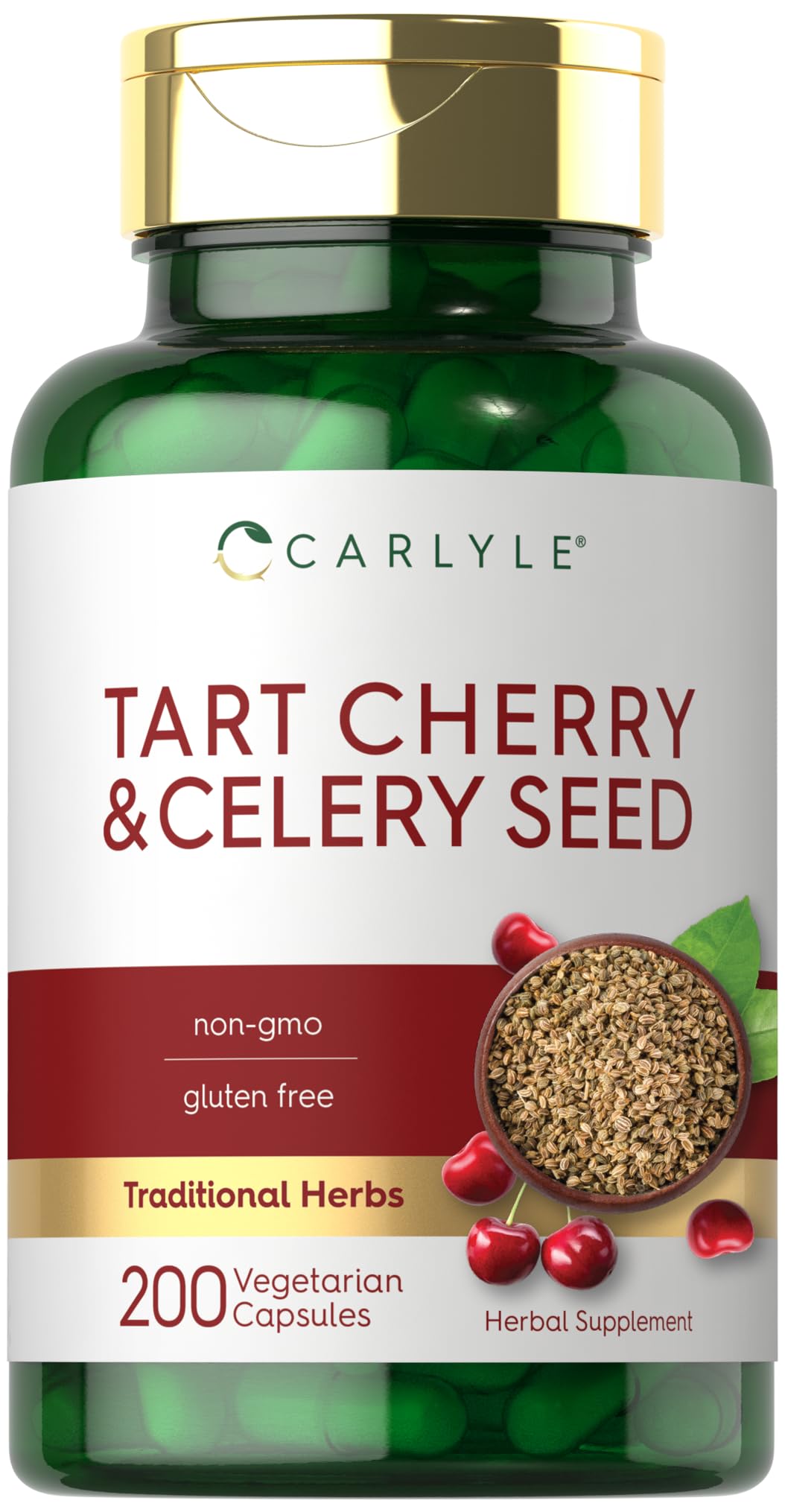 Complément alimentaire Carlyle Cerise Acide et Graines de Céleri, vue avant