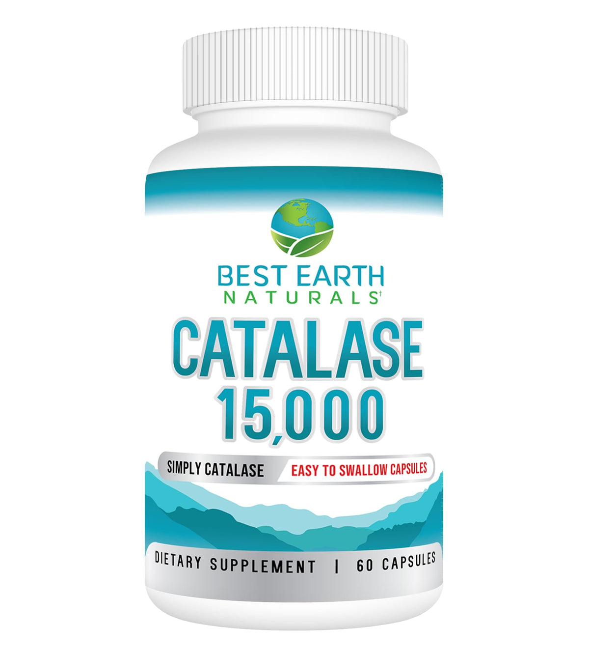 Complément Alimentaire Catalase 15 000 Unités - Best Earth Naturals, boîte avant