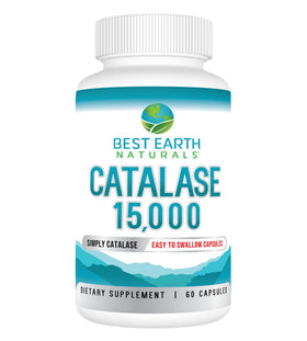Complément Alimentaire Catalase 15 000 Unités - Best Earth Naturals, boîte avant