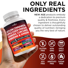 Complément alimentaire Ceylan NEW AGE avec ginseng et curcuma