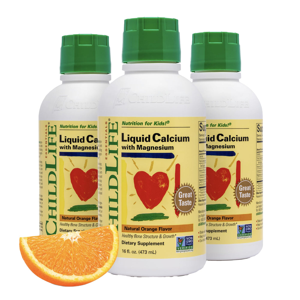 Complément alimentaire CHILDLIFE ESSENTIALS calcium 16 fl oz pack