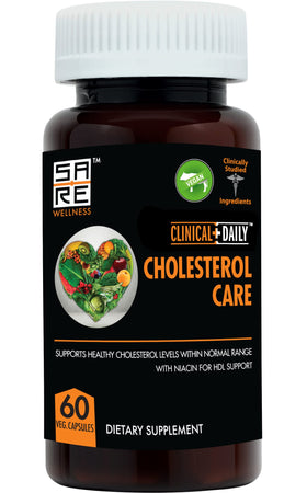 Complément alimentaire Cholesterol Care Clinical Daily 60 capsules front view