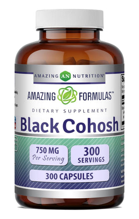 Complément alimentaire Cohosh Noir 700 mg Amazing Nutrition vue avant