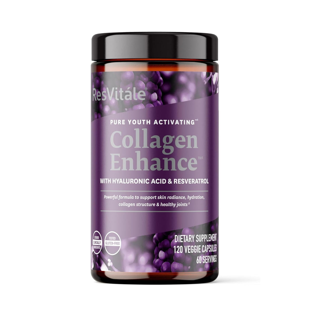 Complément alimentaire Collagène ResVitale 120 capsules vue avant