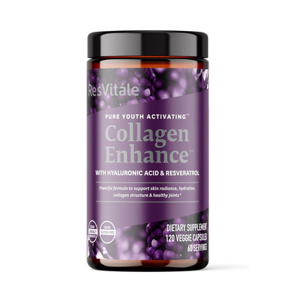 Complément alimentaire Collagène ResVitale 120 capsules vue avant