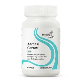 Complément Alimentaire Cortex Surrénal Seeking Health 50 mg - 60 Capsules vue avant