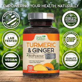 Complément Alimentaire Curcuma 2200mg contenant ouvert
