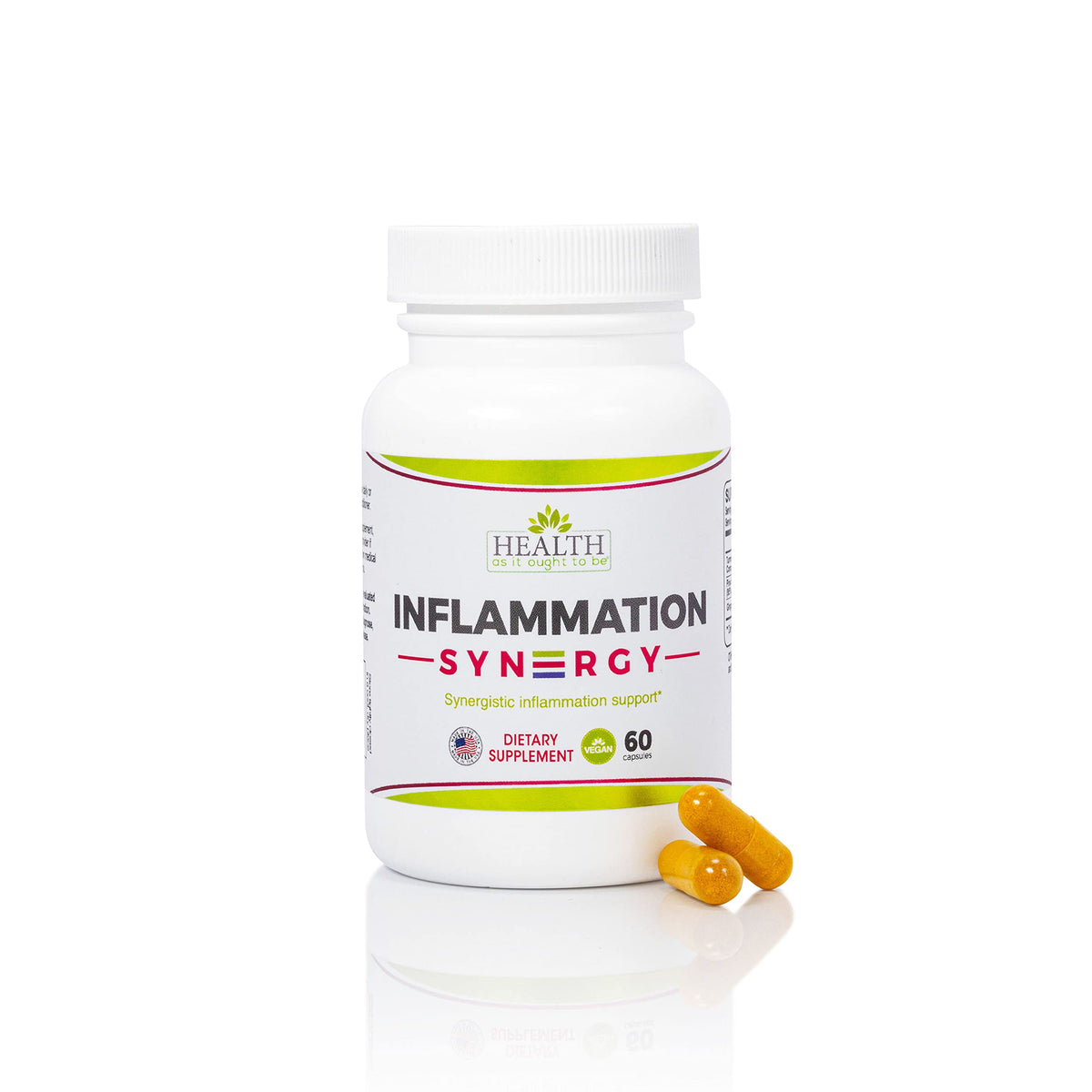 Complément alimentaire Curcuma & Gingembre 60 capsules vue de face