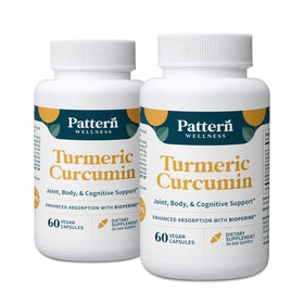 Complément alimentaire Curcuma Pattern Wellness 120 capsules vue de face