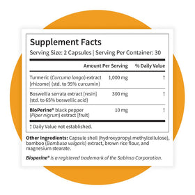 Complément alimentaire Curcuma Pattern Wellness avec des ingrédients naturels