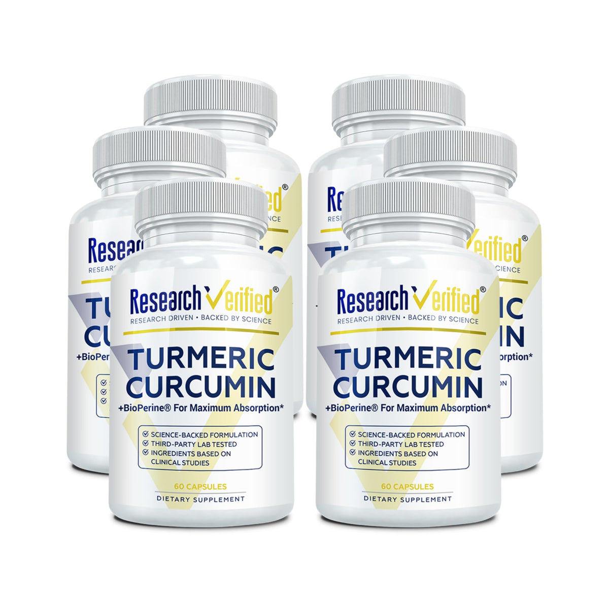 Complément alimentaire Curcuma Research Verified 60 capsules végétales