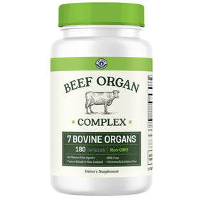 Complément alimentaire d'organes de boeuf Left Coast Performance, 180 capsules