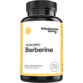 Complément alimentaire de berbérine 1500mg Wholesome Story, vue avant