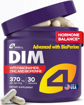 Complément alimentaire DIM 370mg 30 capsules, vue de face