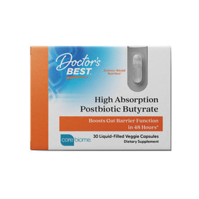 Complément alimentaire Doctor's BEST Butyrate 300 mg, vue avant