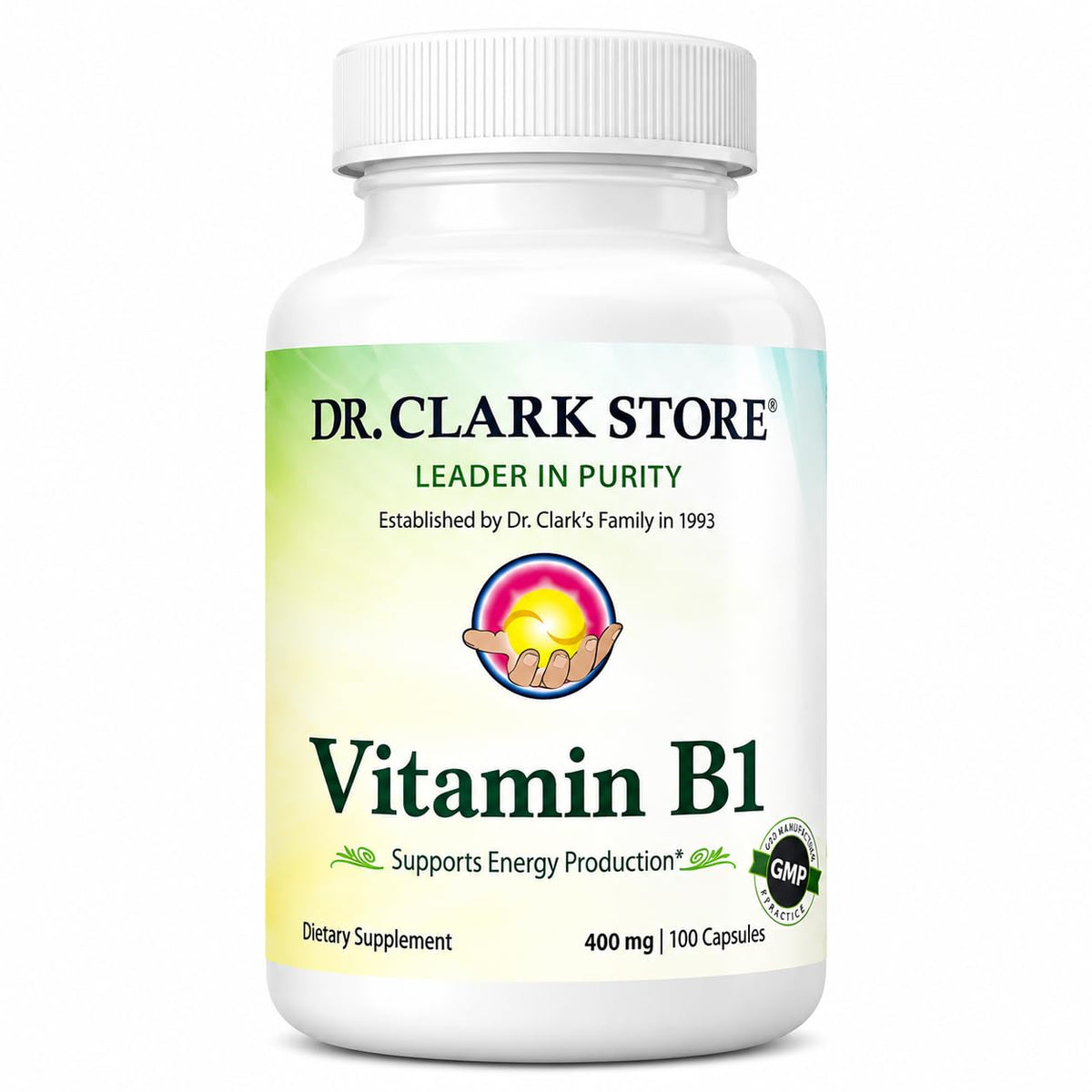 Complément alimentaire Dr Clark B1 Thiamine 400mg en capsules