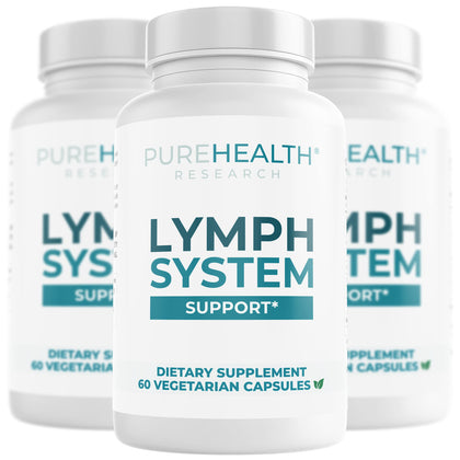 Complément alimentaire Drainage Lymphatique PUREHEALTH RESEARCH, vue avant