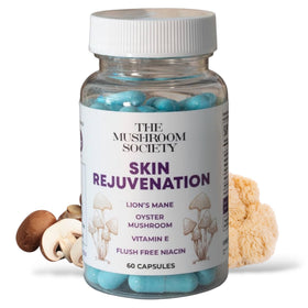 Complément alimentaire Éclat de Peau de The Mushroom Society, 120 capsules végétaliennes