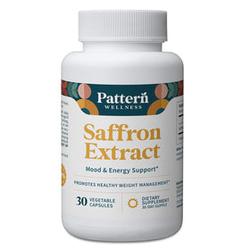 Complément alimentaire Extrait de Safran Pattern Wellness 30 capsules végétales vue de face