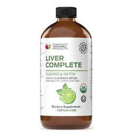 Complément Alimentaire Foie 12oz de Complete Natural Products, bouteille frontale