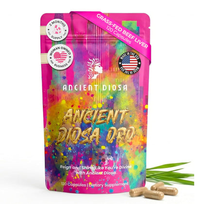 Complément alimentaire Foie de Boeuf ANCIENT DIOSA 120 capsules vue de face