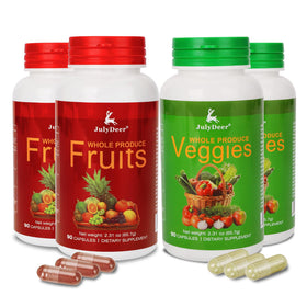 Complément alimentaire Fruits et Légumes JulyDeer devant avec capsules
