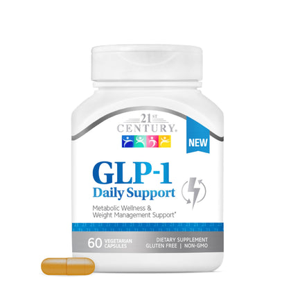 Complément alimentaire GLP-1 21st Century 60 capsules vue de face