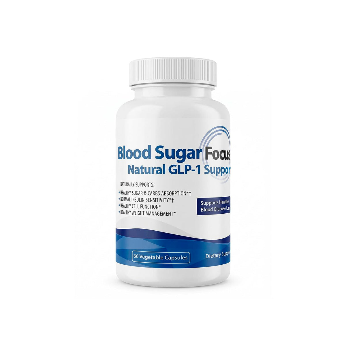 Complément Alimentaire Glucose Support Health Focused 68g vue de face