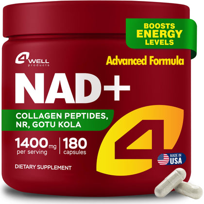 Complément alimentaire Gotu Kola 1400mg de 4Well Products, vue avant
