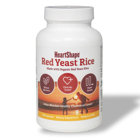 Complément alimentaire HeartShape Riz Rouge 1 200 mg, vue de face