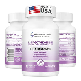 Complément alimentaire Inner Brightness L-Ergothioneine 60 capsules vue de face