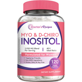 Complément alimentaire Inositol Doctor's Recipes 120 capsules vue de face