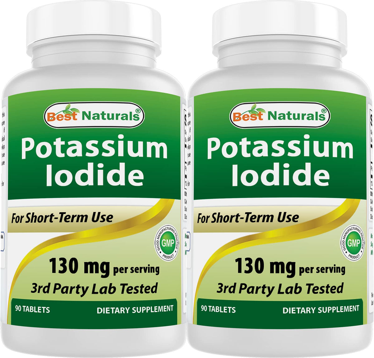 Complément alimentaire Iodure de Potassium 130 mg Best Naturals, vue avant