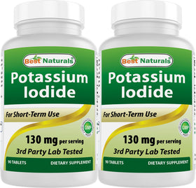 Complément alimentaire Iodure de Potassium 130 mg Best Naturals, vue avant