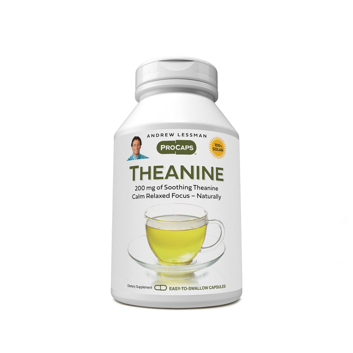 Complément Alimentaire L-Théanine 200 mg ANDREW LESSMAN - vue de face