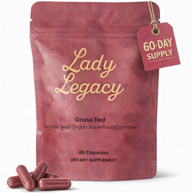 Complément alimentaire Lady Legacy 45g, capsules de mélange d'organes bovins