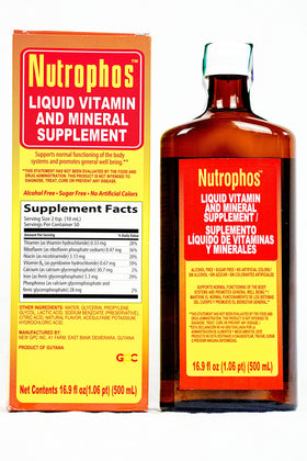 Complément alimentaire liquide 500ml avec vitamines B et minéraux face