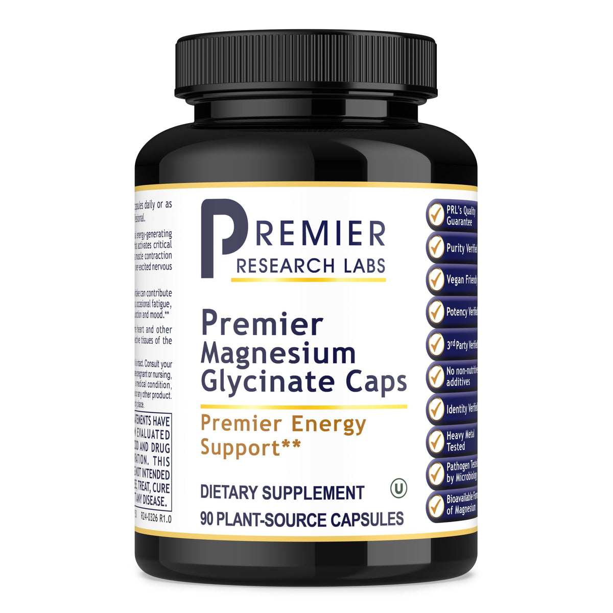 Complément alimentaire magnésium glycinate Premier Research Labs 90 capsules