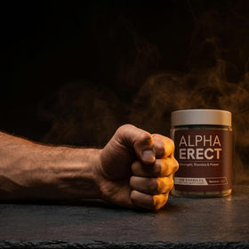 Complément alimentaire masculin Nevora Labs sur fond neutre
