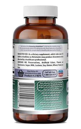 Complément alimentaire Melatonine 10 Mg à côté d'autres suppléments