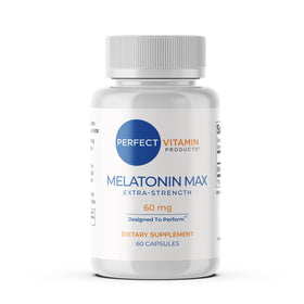 Complément Alimentaire Mélatonine 60 mg de Perfect Vitamin Products - vue de face