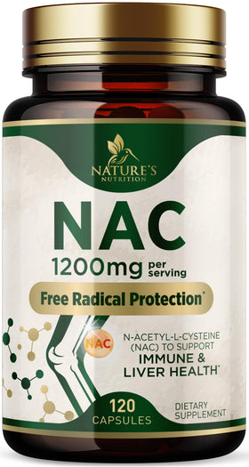 Complément alimentaire NAC 1200 mg Nature's Nutrition - vue avant