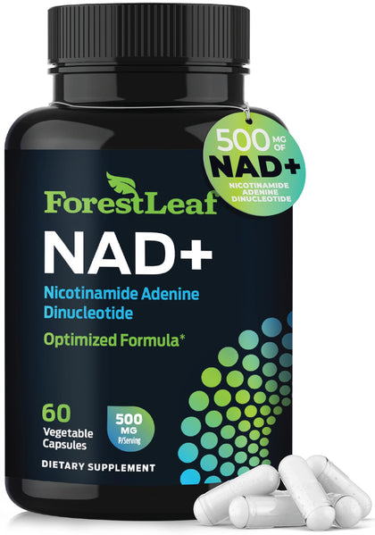Complément alimentaire NAD+ 500mg ForestLeaf vue avant