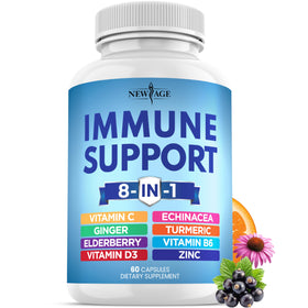 Complément alimentaire NEW AGE 8 en 1 capsules de 60 unités